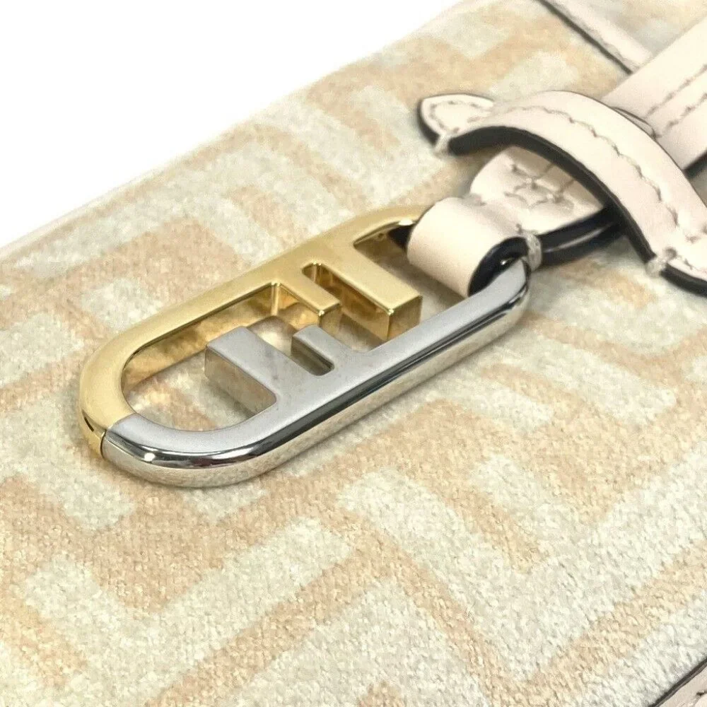 FENDI Smartphone case Zucca Logo Phone Pouch Orlock Shoulder Bag